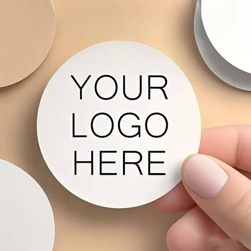 50 100 200pcs 1 18 1 57 1 97 2 36 2 76 3 15 custom stickers with custom white waterproof stickers multiple sizes suitable for weddings birthdays baptisms parties christmas halloween and other holiday event