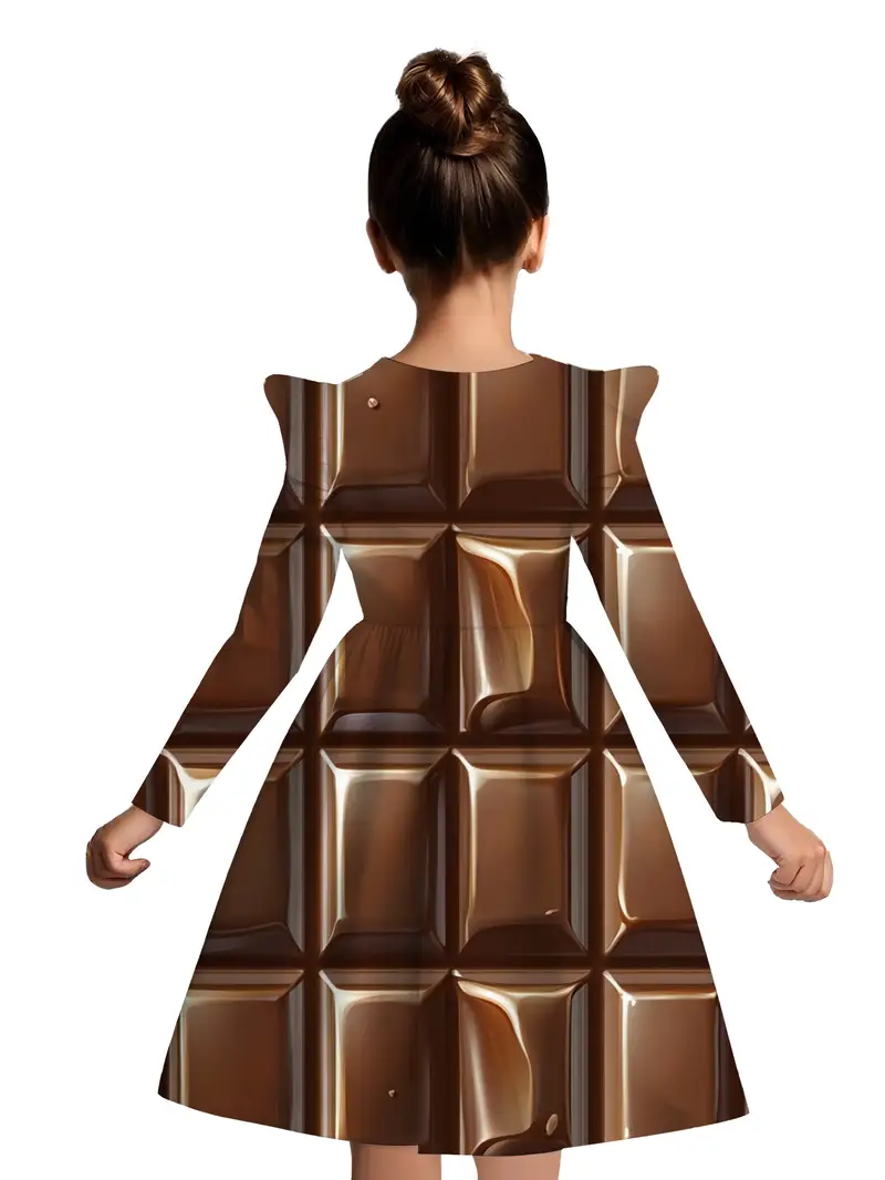 chocolate themed party dress Look at These Amazing Dresses Made Out of Chocolate