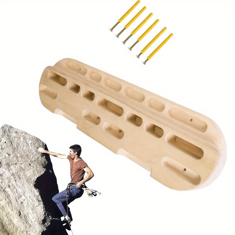 1pc professional climbing fingerboard wooden strength rock Temu