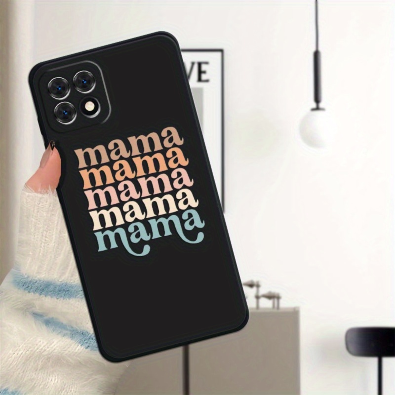 fashionable phone   featuring a letter from mom compatible with   samsung galaxy models including a36 a25 a16 and more
