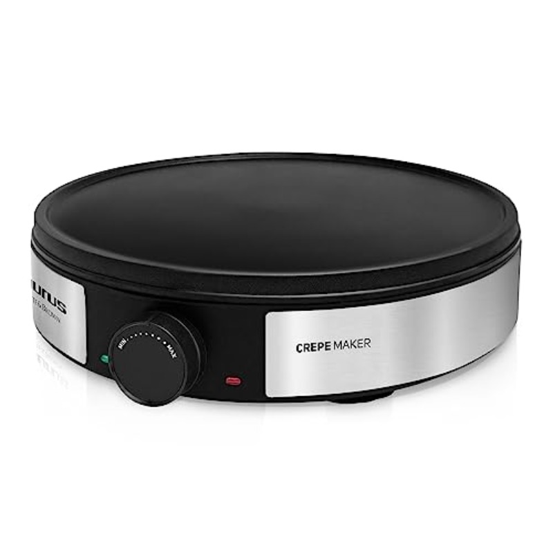 Crepe Maker Variable Temperature Control Non-Stick Black 30cm 1200W