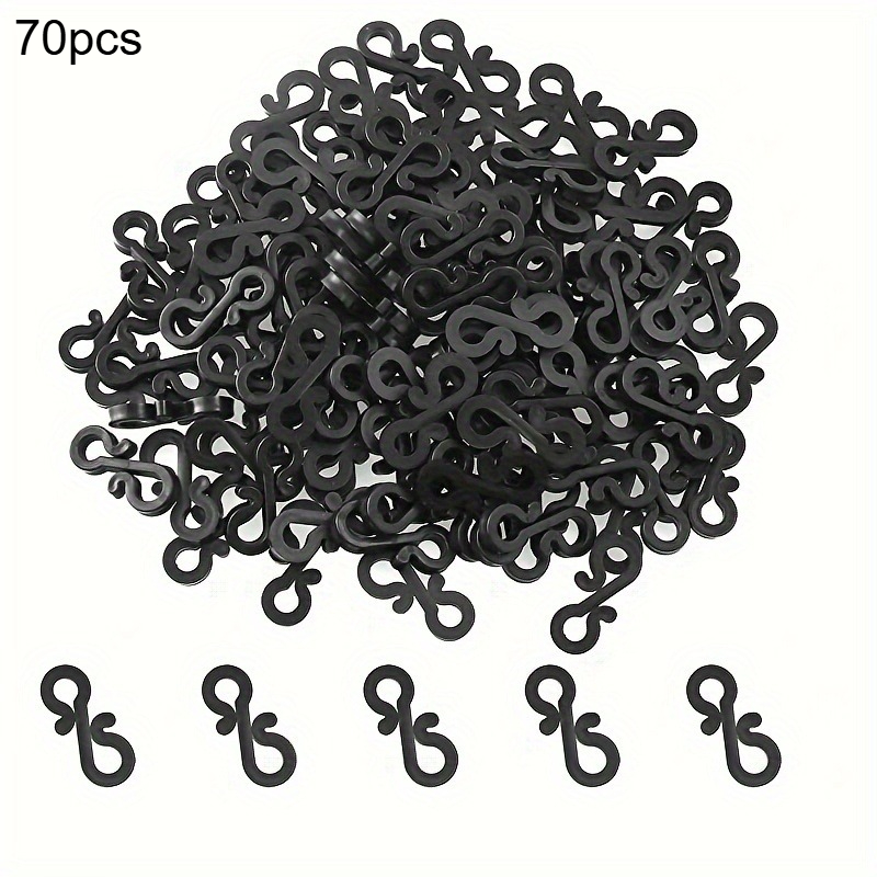 TEMU 70 ganchos para luces navideñas, abrazaderas que no necesitan clavos ni martillos, necesitan herramientas para colgar, perfectos para luces