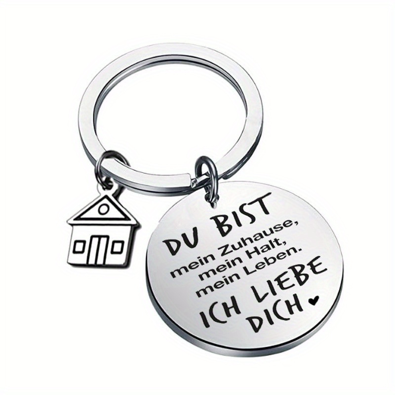 E-shop Ich liebe dich Schlüsselanhänger für Partner - Geschenk für Freundin - Liebender Freund - Paare Schlüsselanhänger Liebe - Du bist -