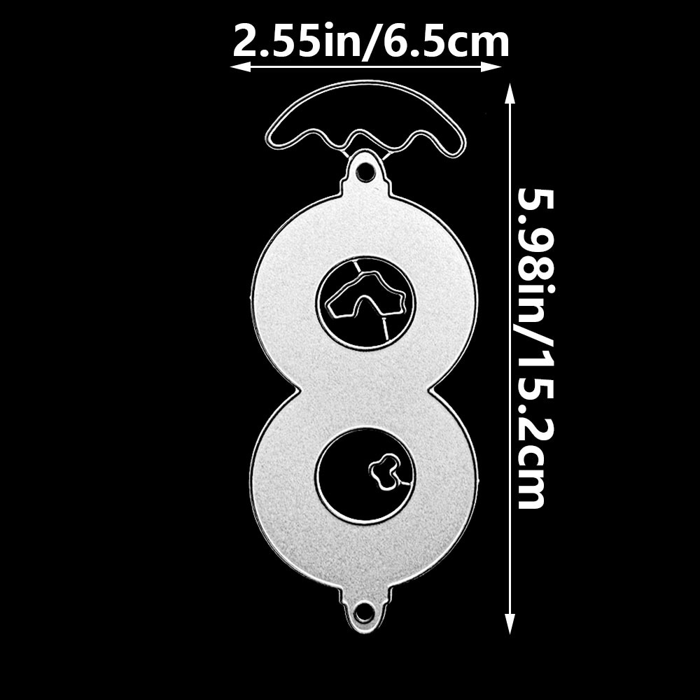 TEMU Christmas Candy Chocolate Tag Cutting Die, Diy Holiday Candy Storage Hanging Tag Scrapbooking Tool, Suitable For Christmas Parties And Holiday