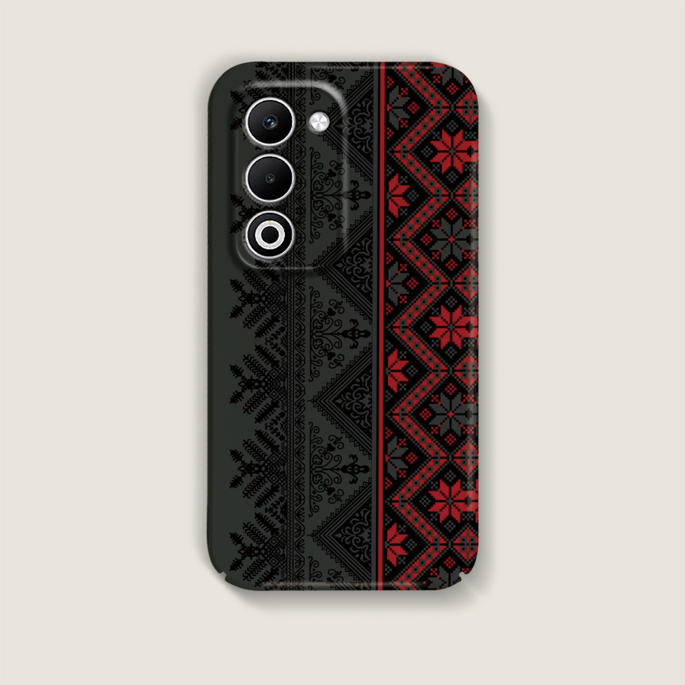 TEMU Vintage Totem Painting Film Hard Phone Case For Oppo Oppo A5 Cover Casing Smartphone Cellphone Protector