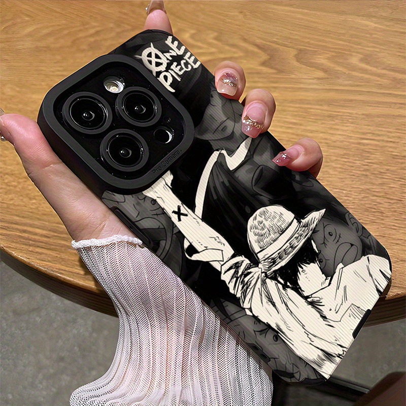 Estuche Especial para Móvil con Diseño de Chico con Sombrero de Paja Adecuado para iPhone16,16plus,16pro,16promax, para iPhone 15,15Plus,15Pro,15ProMax, 14,14Plus,14Pro,14ProMax, 13,13Pro,13ProMax, 12,12Pro,12ProMax, 11,11,11Pro Max,7,8,X,XS, Anti-manchas, a la Moda, Trendy