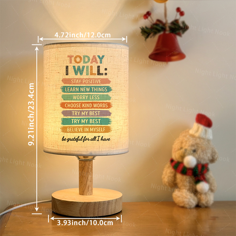 Fabric Table Lamp for Mental Health Awareness
