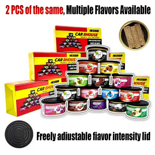 2pcs wooden canned premium fragrance long lasting high end scent for vehicles homes and offices of scents 60 day ideal for bathroom aromatherapy wooden canned fragrance scented tablets