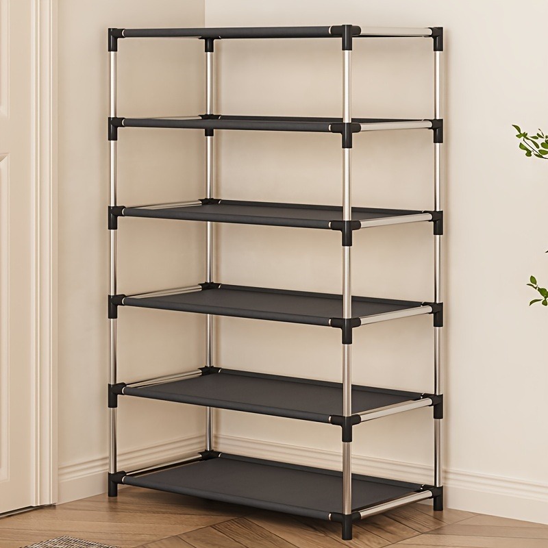 Easy-to-assemble Multi-tier Shoe Rack - Sturdy And , Suitable For Dorm Rooms And , Includes Metal Tubes, Versatile