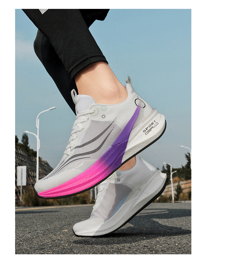High-Quality New Color Popcorn Carbon Plate Running Shoes Sizes 36-44