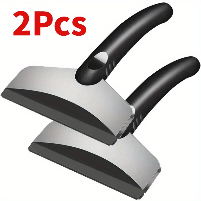 

2pcs Car Snow Shovel & Ice Scraper - Winter Windshield Defrosting Tool, Auto Exterior Accessories, Glass Tools