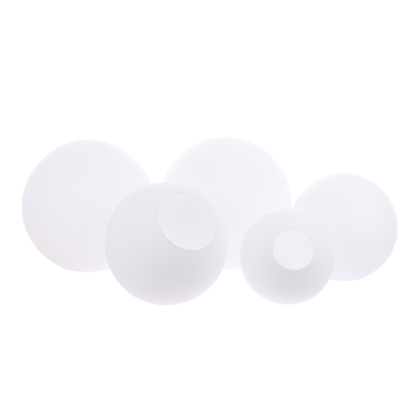 Pantalla de Lámpara de Vidrio Blanco, Pantallas de Lámpara Globo Lechoso, Cubierta de Luz Redonda D/6/8/10cm/D12/13cm D15cm