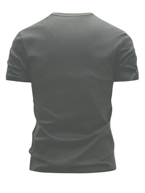 mens summer t shirt short sleeved fit round neck trendy and casual breathable suitable for with a print stylish elegant unique and