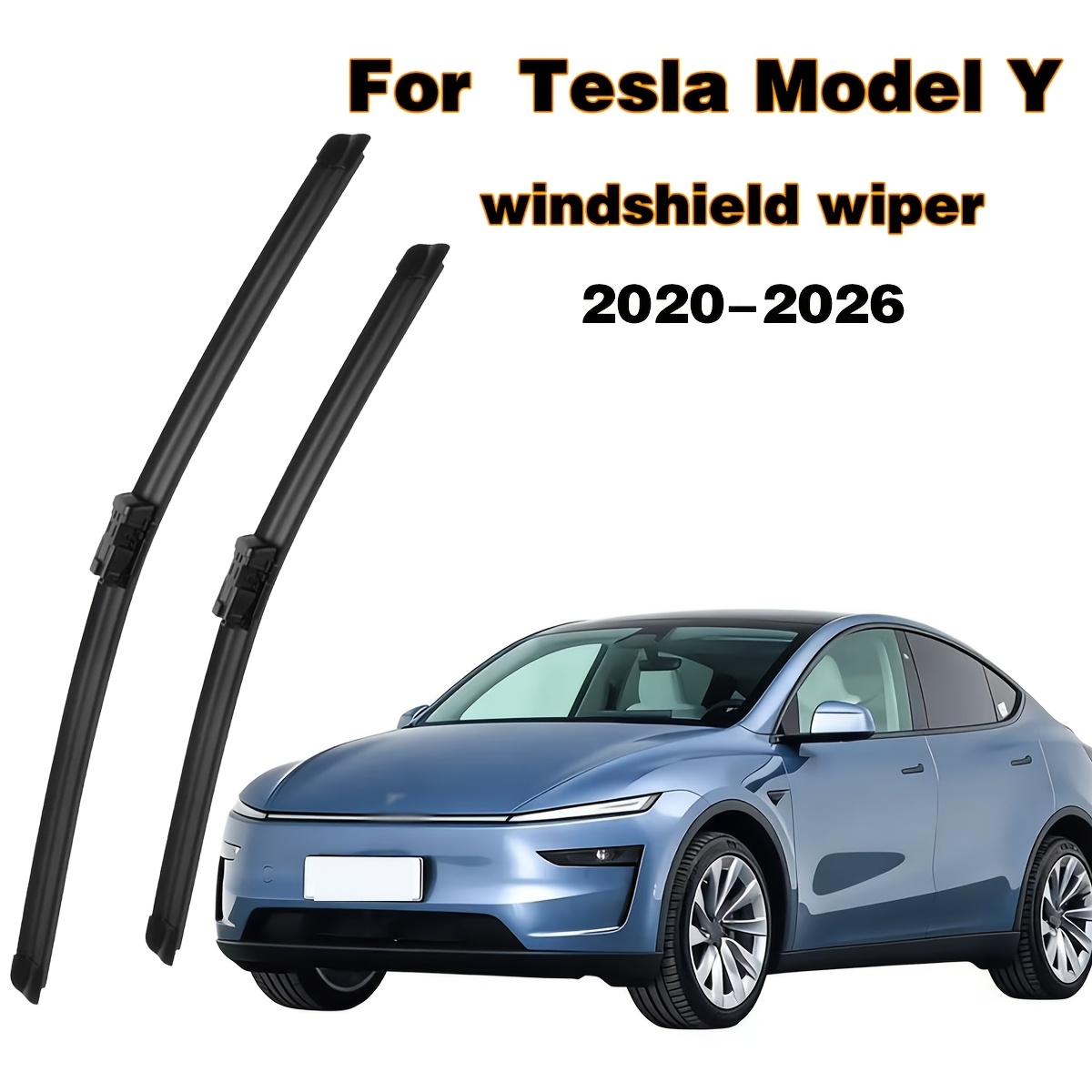 TEMU Suitable For 2020-2026 26.0-inch 20.0-inch Windshield Wiper Blade Replacement Set - High-quality Wiper Blades - (2pcs Set)