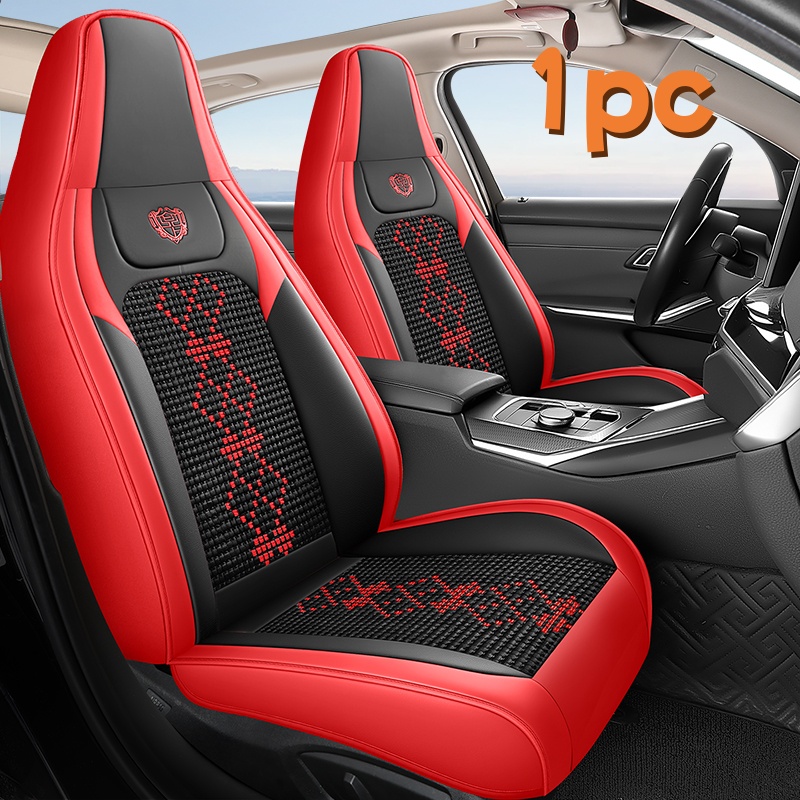 TEMU 1pc New Integrated Headrest Universal Car Interior Seat Cushion Cover