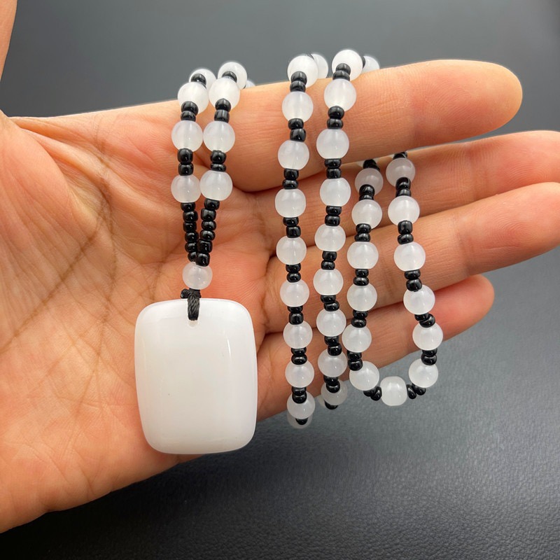 Natural Stone Pendant in Retro Ethnic Style