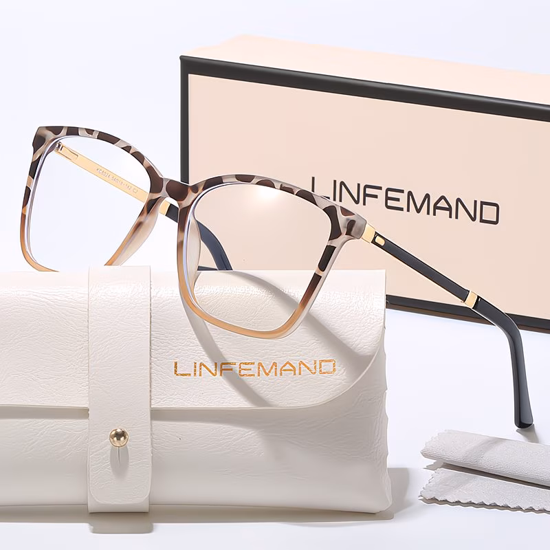 classic ultra decorative fashion flat glasses for women embodying a gentle and elegant style versatile accessory perfect as a holiday gift Product details 0