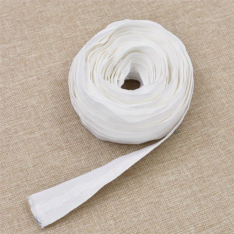 1pc Curtain Cloth Lined Tape 12m*34mm Living Room Window Curtain Decor