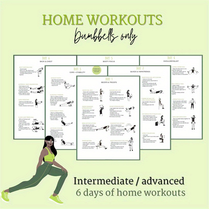 Strength Workouts To Do With Dumbbells At Home Home Workout Plan
