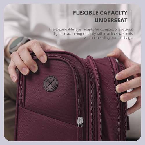16 inch carry on underseat luggage with expandable spinner wheeled bag carry on luggages suitcase for