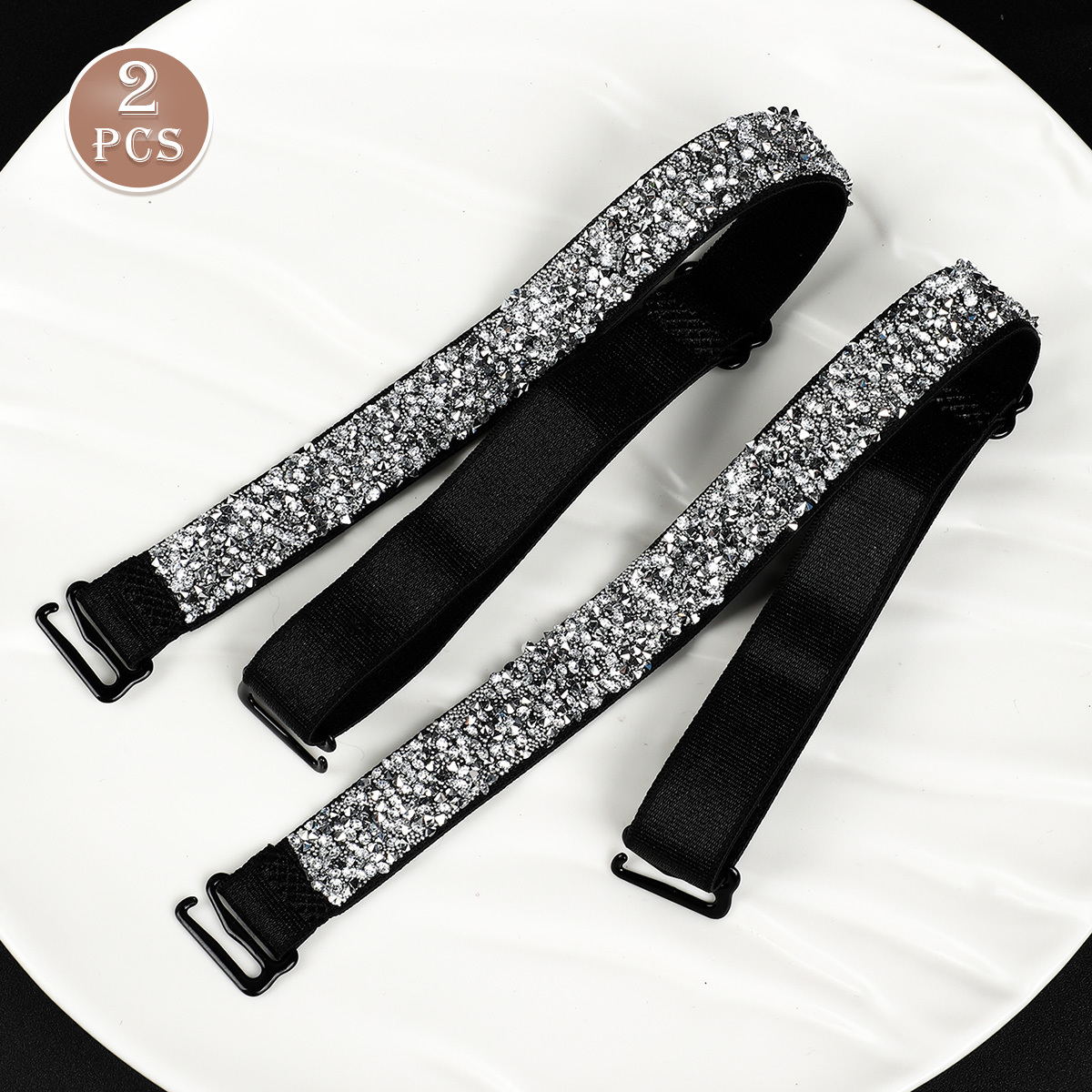 E-shop Party-Look Glänzender Zerbrochener Diamant Schultergurt Abnehmbarer Dekorativer Schultergurt Damen Verstellbar Passend Für Verschiedene BHs