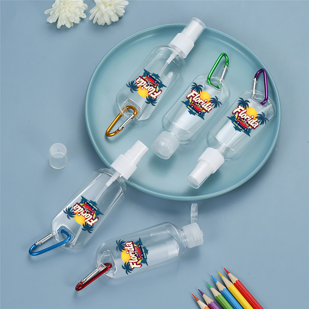 8er Set Kleine Sprühflaschen Aus Plastik – 30 Ml, Transparent & Bunt – Wiederbefüllbar Für Parfüm, Öle & Reise
