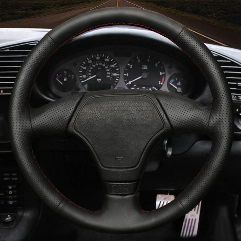 TEMU Fit For Steering Wheel Cover Compatible For E36 E46 E39 E3 1995-2000 Direct Replacement Wheel Cover, No Inner, Installation, Car Accessories