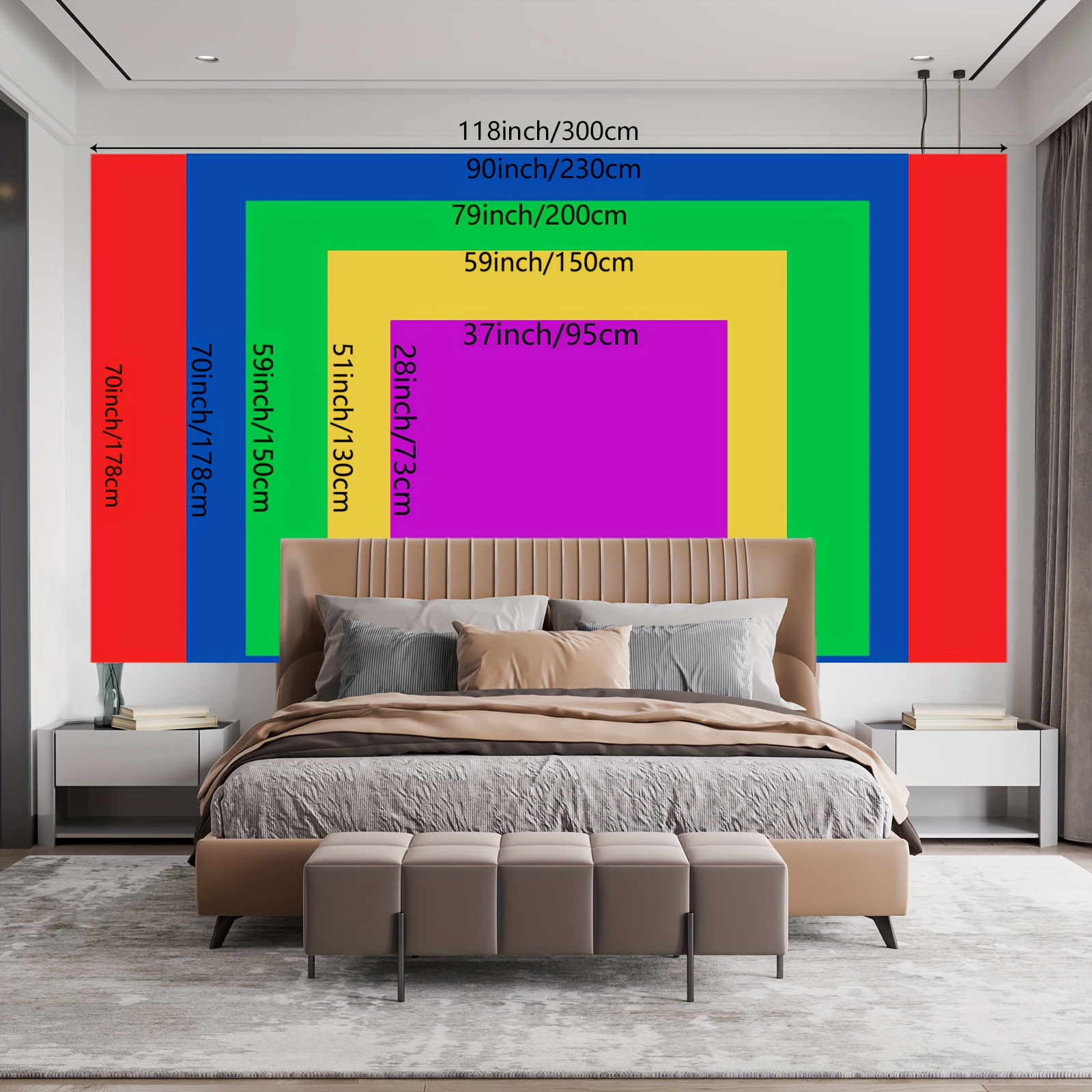 Majestätischer Löwe Mit Krone Wandteppich Für Wohnzimmer Deko_voghion.com