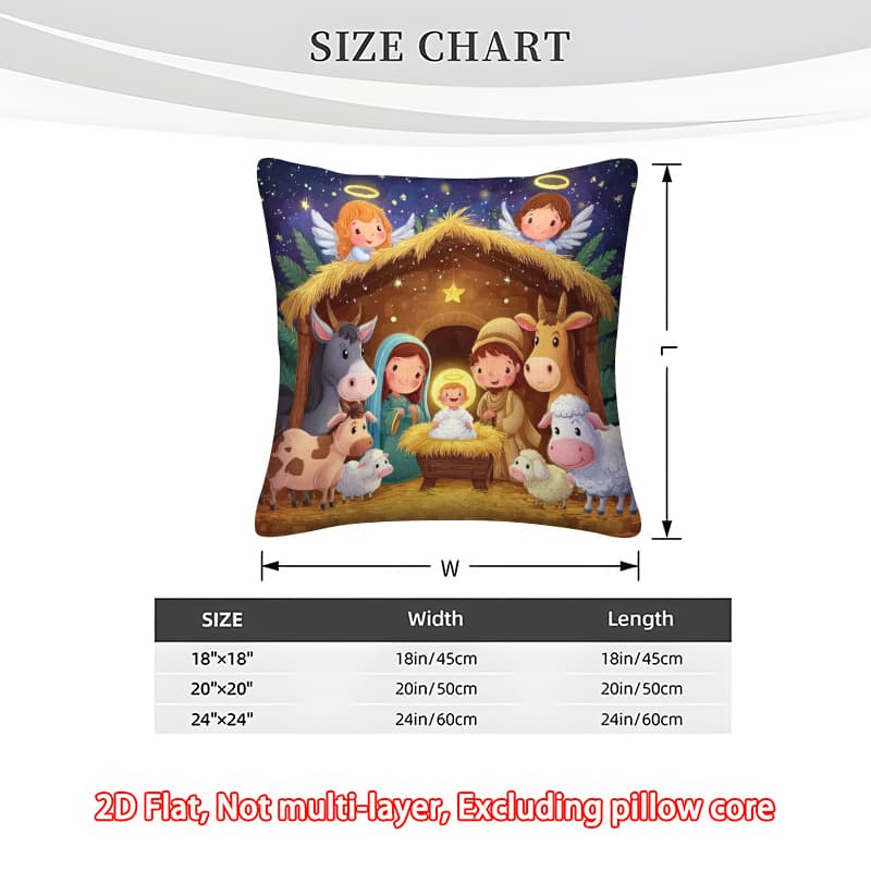 TEMU 1 de almohada de impresión 2D, cielo nocturno festivo con una alegre y , decorativa cómoda y con impresión cara, ideal para decoración de sala,