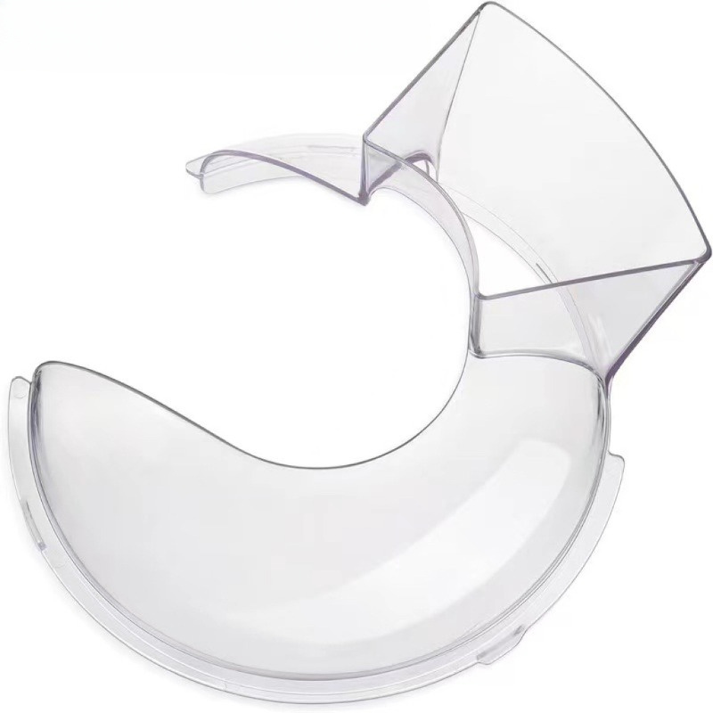 

1pc Clear Plastic Mixer Guard For 4.5-5qt Models - Tilt-, Dishwasher Safe, Food-safe Material, Ideal For Stainless Steel, Glass, Ceramic Bowls, Mixer Accessories