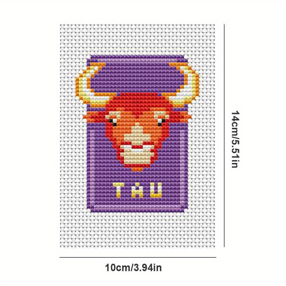 Set of 12 Constellation Cross Stitch Kits for Creative Crafts