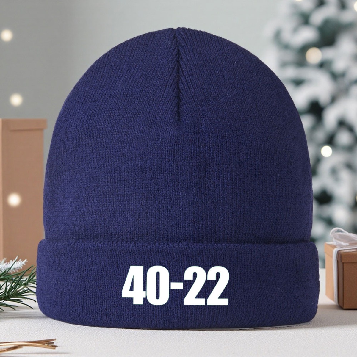 1pc 402Stylish   Beanie - Soft, Breathable & Comfortable Acrylic Knit Hat with 101.6-55.88cm Embroidery, Black,   Sports & Outdoor Activities,   Wear, Machine Washable, Outdoor Headwear | Modern Beanie | Soft Texture