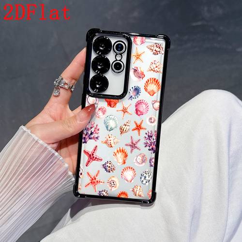 imagen del artículo para teléfono - 2d para samsung galaxy a02s a03 a13 a14 a15 a16 5g a21s a22 a23 a24 a25 a27 a32 a34 a35 a37 a50 a52 a53 a54 a55 a57 a73 s21 ultra s22 plus s23+ s24 fe s25 s26 plus concha playa vida marina pat