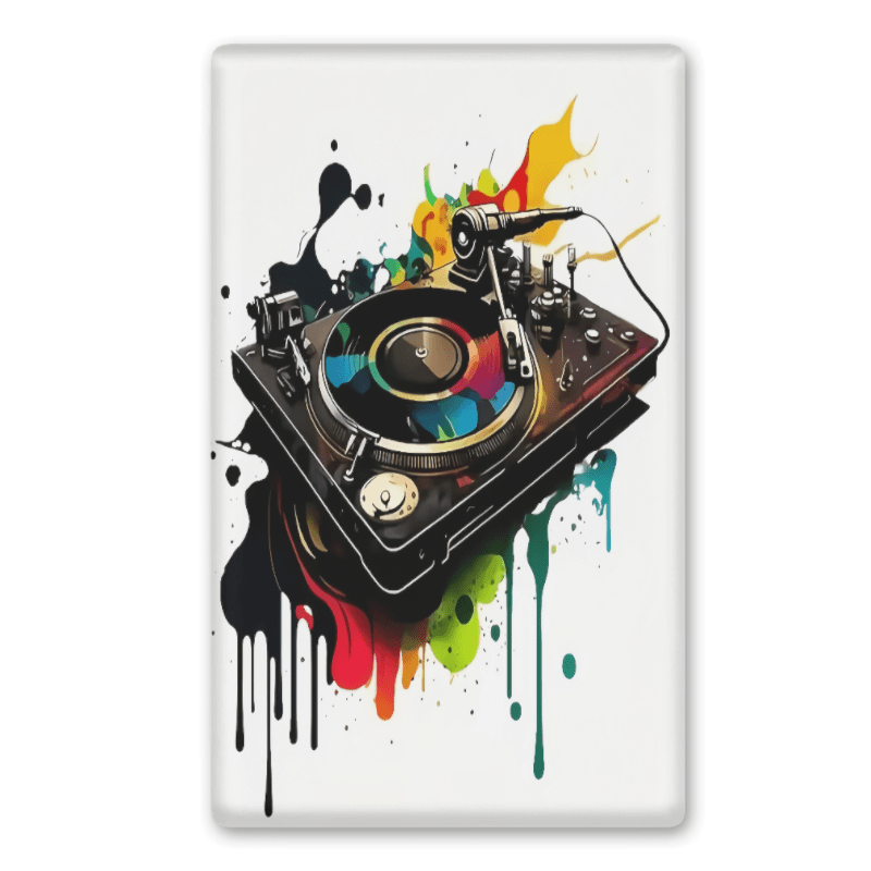Music-Themed Decorative Switch Socket Cover Panel