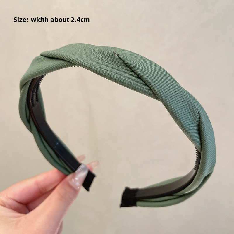 E-shop Hochgewölbtes Stirnband für Damen 2024 Neues Gesichtswaschen Rutschfestes Breites Band mit Zähnen Haarspange Einfaches Haarband