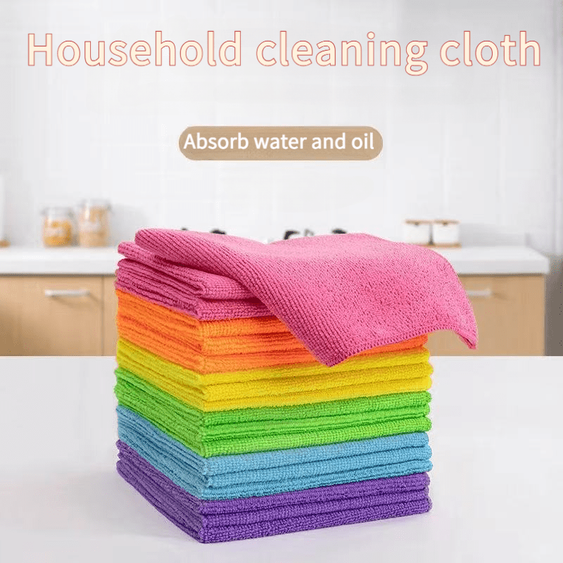 15pcs multi purpose cleaning towel set reusable quick drying towels multi purpose water absorption home   room bedroom bathroom   stain removal towels Product details 1