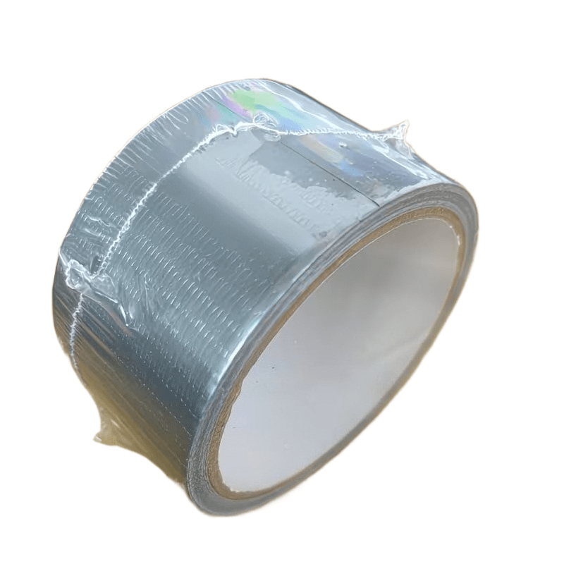 TEMU 10-meter Heavy-duty Waterproof Aluminum Foil Tape - , High-temperature Resistant, Heat-insulating, Leak-proof And Rust-proof, Provides Instant