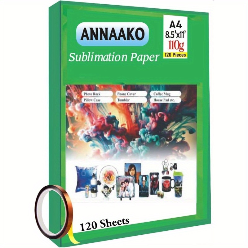 Koala A4 Sublimation Paper – 100 Sheets | 95 GSM Heat Transfer Paper For Printers | Smooth Results Every Time