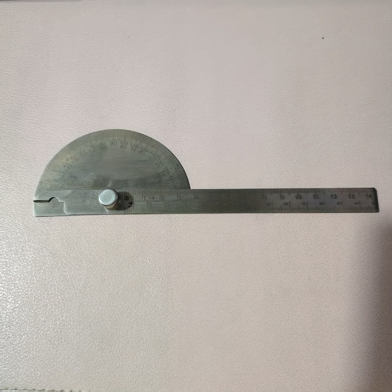 E-shop Edelstahl-Winkelmesser mit verstellbarem Schraubmaß - Präzisionswerkzeug für Holzarbeiten & Metallbearbeitung, langlebiges rostfreies Design,