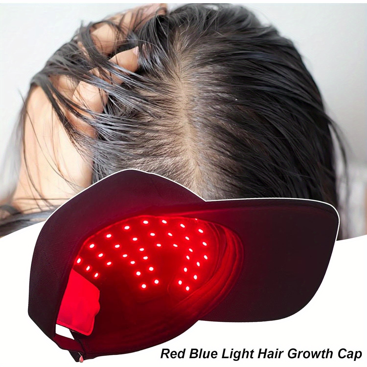 KTS FDA Cleared Red Light Therapy Cap for Hair Regrowth and Hair Loss Treatment with Scalp Care for Men and Women