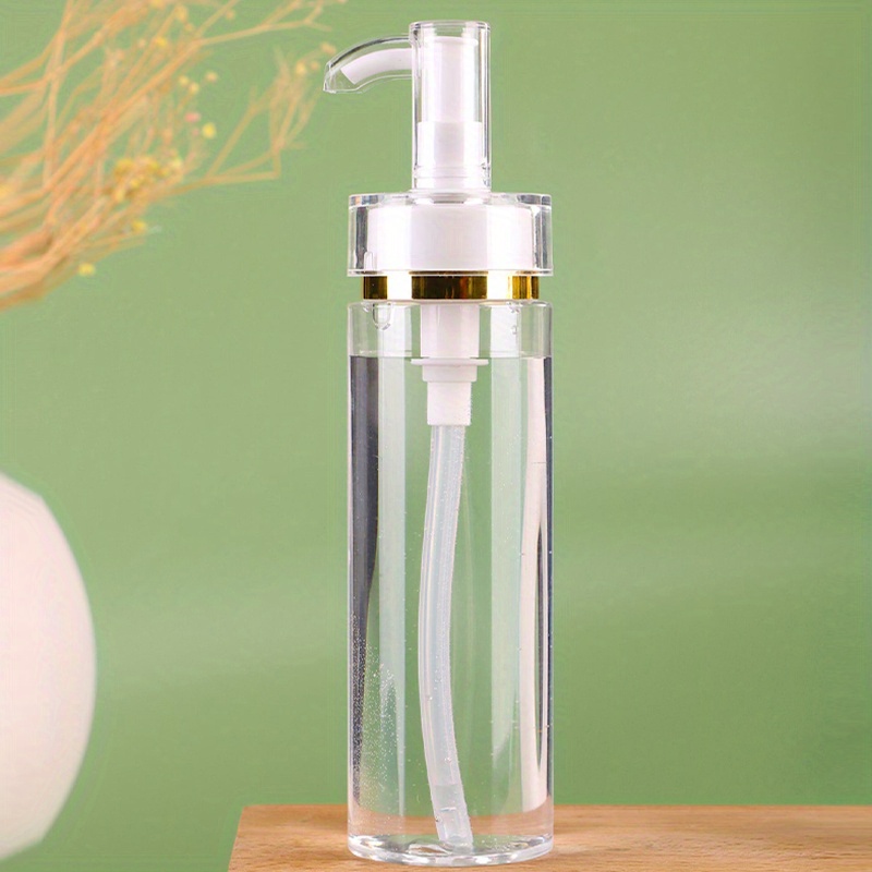 Acrylic Lotion Dispensing Bottle, Press Pump For Emulsifying Cosmetic Toner, Made Of Transparent Plastic