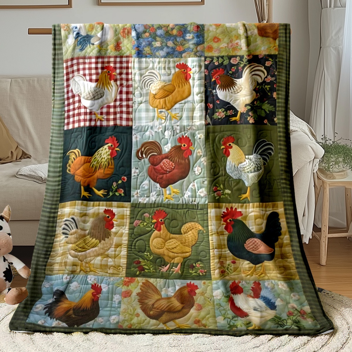 TEMU 1 Couette de Reconditionnée pour Canapé, Chambre, Salon, Lit, Coussin, Chaise - Couverture Douce et Chaude - Flanelle Légère, Cadeaux pour