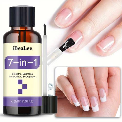 Artikelbild 7-in-1 -keratin-nagelpflege-lösung – verwandele deine nägel in 8 stunden, für brüchige & raue fingernägel und zehennägel, schnelle ergebnisse, sanft & sicher für den täglichen gebrauch, reisefreundlich, unisex, 20ml