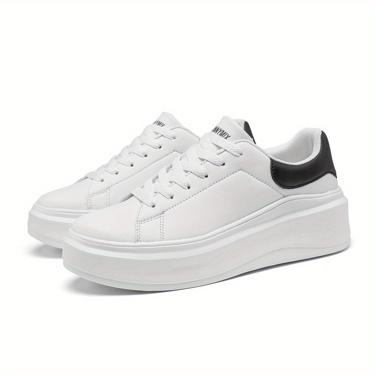 DJSUNNYMIX Nuevas Zapatillas Deportivas Casuales para Mujer, Ideales para Estudiantes y Running al Aire Libre, con Suelas Gruesas para Mayor Altura, Zapatos de Mujer, Zapatillas