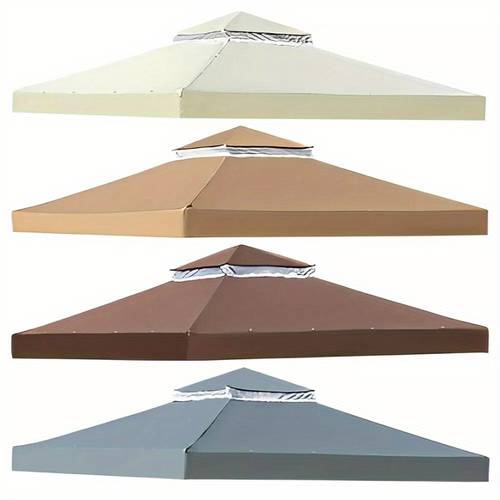 x replacement canopy cover suitable for 2 tier outdoor gazebo patio garden tent roofs