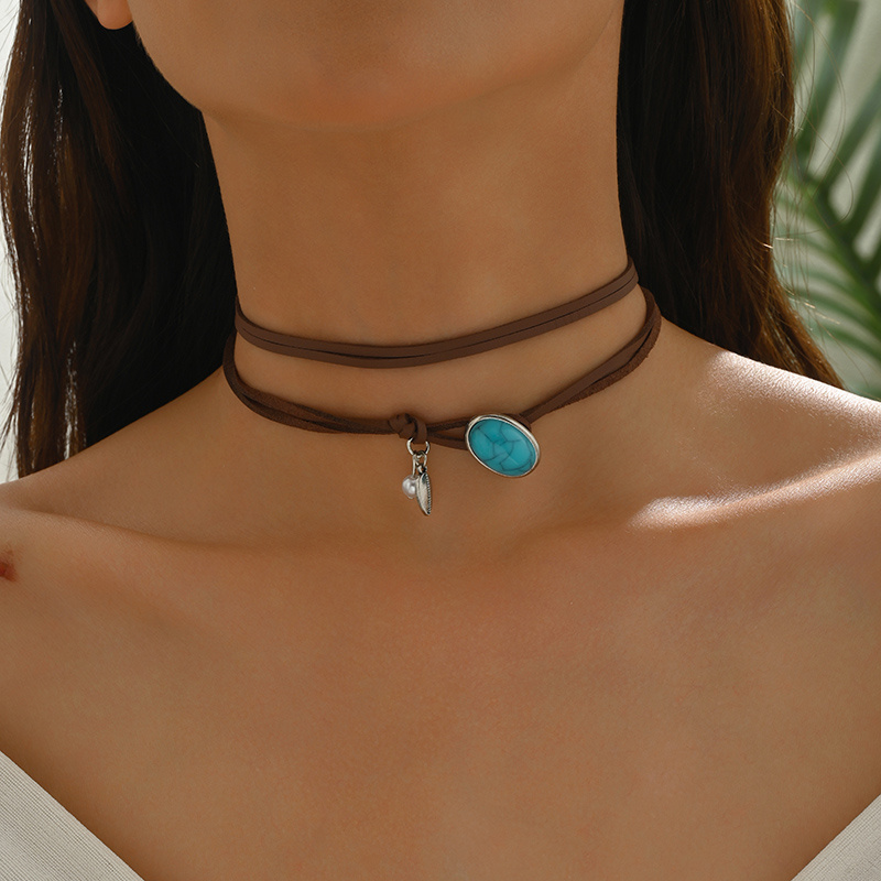 1pc womens bohemian choker necklace vintage ethnic style Temu