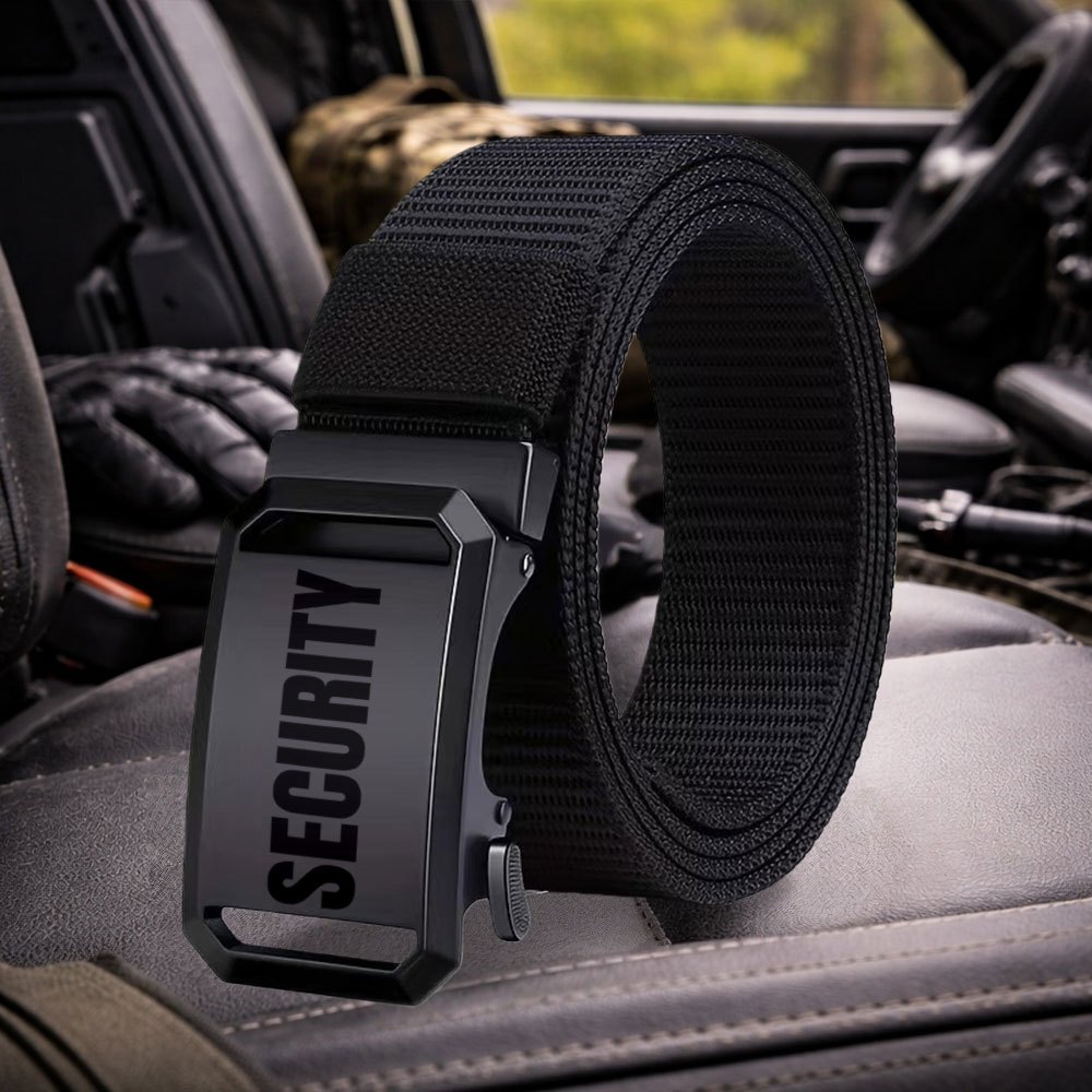 TEMU 's Casual Belt, Automatic Belt, Multi-functional Woven Belt, Wear-resistant Sports Security Belt, Outdoor Casual Belt, Essential Fashion