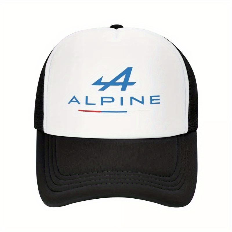 

Casquette d'équipe alpine, casquette de baseball en décontractée, ajustable, pour l'été, unisexe, en polyester respirant, lavable en machine, artisanat tricoté