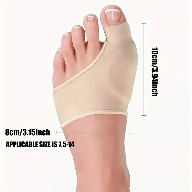 TEMU 4pcs Plus Breathable And Washable Gel Pad, Very Suitable For Night Use, Running And Home Foot Care, Suitable For Toes And Pressure