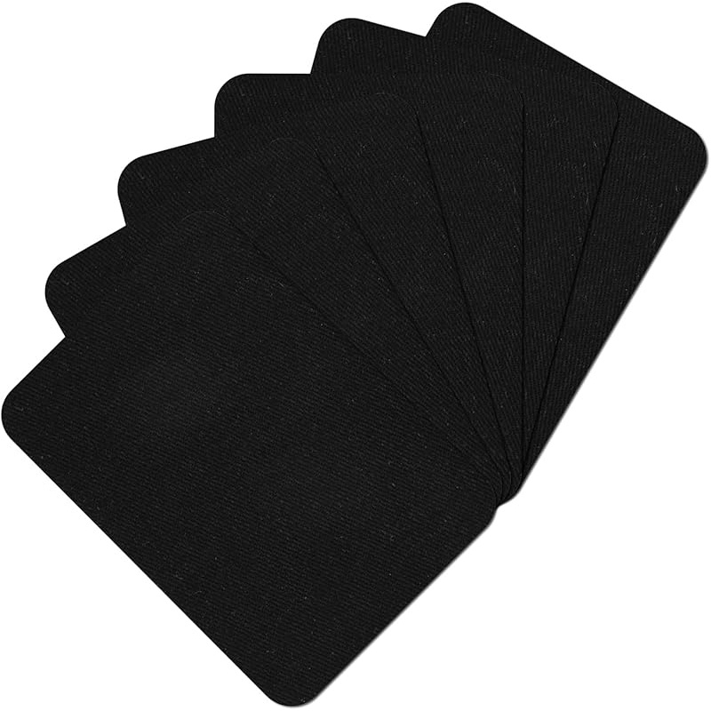 6pcss High-quality Fabric Repair Patches, Ironed, Suitable For Inside And Outside Of Clothing, Made Of, Used For Repairing Clothes, Pants, And Decorations. (6pcs Set)
